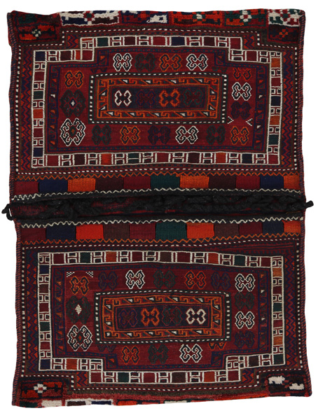 Jaf - Zadeltas Perzisch Tapijt 130x93