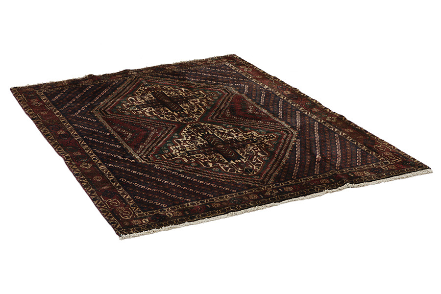 SahreBabak - Afshar Perzisch Tapijt 194x133 - Afbeelding 1