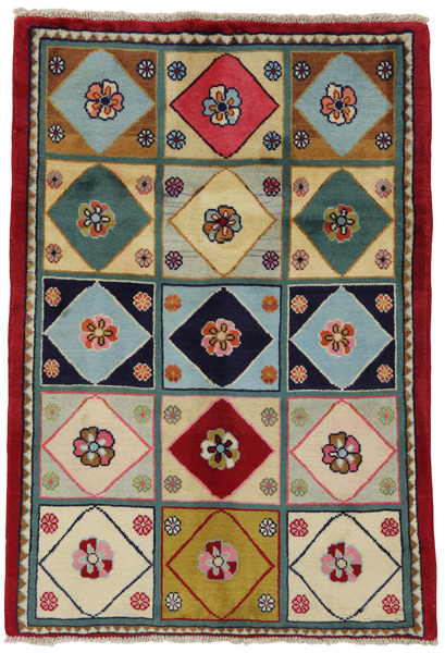 Gabbeh - Bakhtiari Perzisch Tapijt 140x96