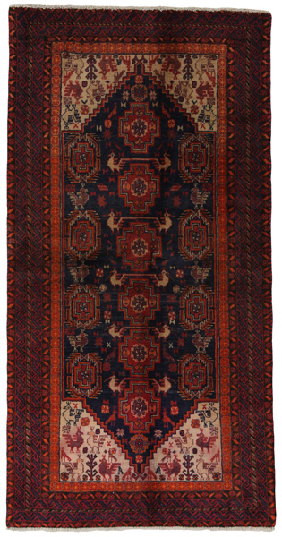 Beluch - Turkaman Perzisch Tapijt 155x80