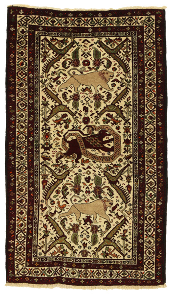 Bidjar - Kurdi Perzisch Tapijt 128x74