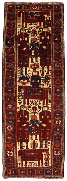 Bakhtiari - Qashqai Perzisch Tapijt 417x147