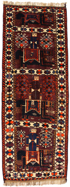 Bakhtiari - Qashqai Perzisch Tapijt 401x148