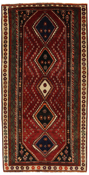 Yalameh - Qashqai Perzisch Tapijt 247x128