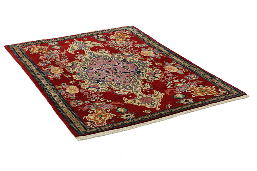 Isfahan Perzisch Tapijt 188x132 - Afbeelding 1