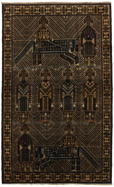 Beluch - Turkaman Perzisch Tapijt 205x125