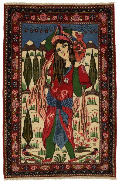 Bidjar - Kurdi Perzisch Tapijt 157x104