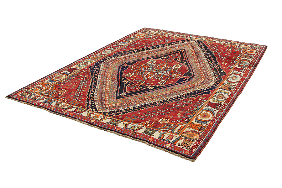 Qashqai - Shiraz Perzisch Tapijt 290x208 - Afbeelding 2