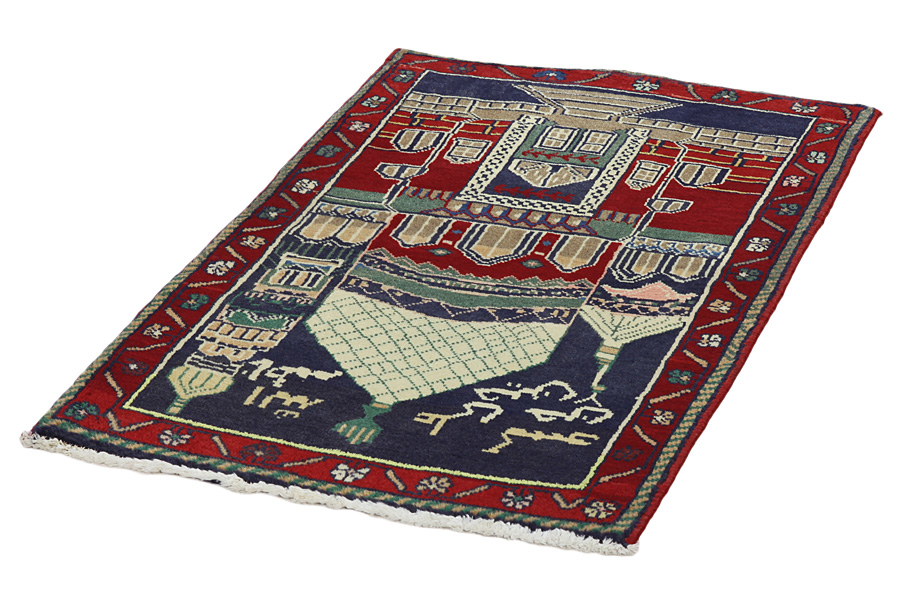 Bidjar Perzisch Tapijt 101x68 - Afbeelding 2