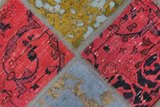 Vintage - Patchwork Perzisch Tapijt 225x125 - Afbeelding 7