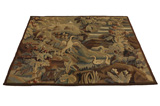 Tapestry - Antique Frans Tapijt 165x190 - Afbeelding 2