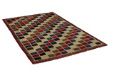 Gabbeh - Bakhtiari Perzisch Tapijt 241x144 - Afbeelding 1