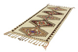 Gabbeh - Qashqai Perzisch Tapijt 332x130 - Afbeelding 2