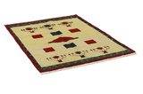 Kashkooli - Gabbeh Perzisch Tapijt 140x101 - Afbeelding 1