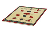 Kashkooli - Gabbeh Perzisch Tapijt 140x101 - Afbeelding 2