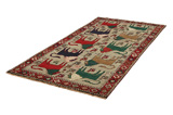Gabbeh - Bakhtiari Perzisch Tapijt 303x146 - Afbeelding 2