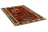 Gabbeh - Qashqai Perzisch Tapijt 201x127 - Afbeelding 1