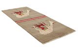 Gabbeh - Qashqai Perzisch Tapijt 244x107 - Afbeelding 1