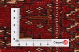 Yomut - Bokhara Perzisch Tapijt 110x113 - Afbeelding 4