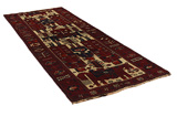 Bakhtiari - Qashqai Perzisch Tapijt 347x131 - Afbeelding 1