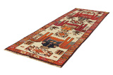 Bakhtiari - Qashqai Perzisch Tapijt 360x123 - Afbeelding 2