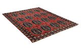 Afshar - old Perzisch Tapijt 215x165 - Afbeelding 1
