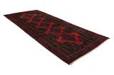 Senneh - Kurdi Perzisch Tapijt 375x160 - Afbeelding 1
