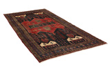 Koliai - Kurdi Perzisch Tapijt 330x155 - Afbeelding 1