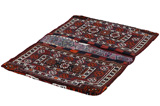 Jaf - Zadeltas Perzisch Tapijt 125x86 - Afbeelding 1