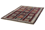 Gabbeh - Bakhtiari Perzisch Tapijt 210x140 - Afbeelding 2