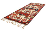 Bakhtiari - Gabbeh Perzisch Tapijt 398x143 - Afbeelding 2