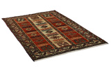 Gabbeh - Qashqai Perzisch Tapijt 217x133 - Afbeelding 1