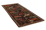 Bidjar - Kurdi Perzisch Tapijt 303x122 - Afbeelding 1