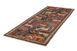 Bidjar - Kurdi Perzisch Tapijt 303x122 - Afbeelding 2